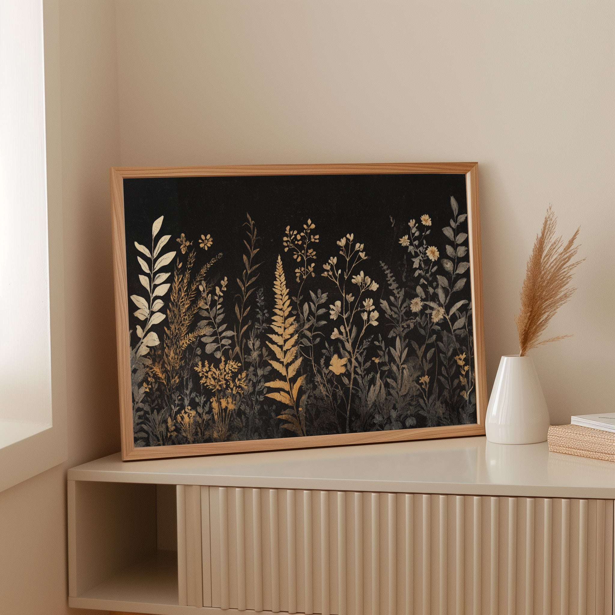 Midnight Garden Wears Golden Crown