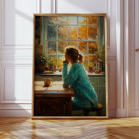 Autumn Light Through Kitchen Windows