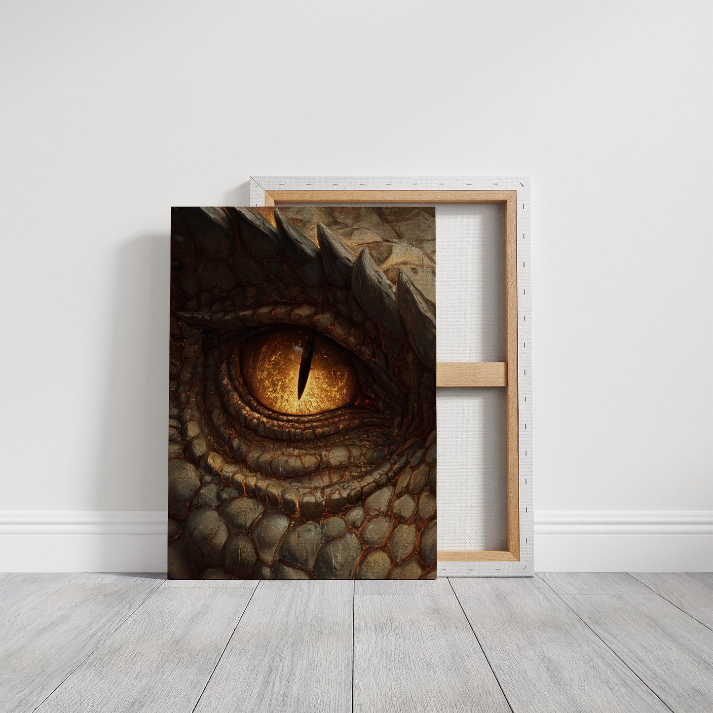 Amber Gaze From Ancient Depths