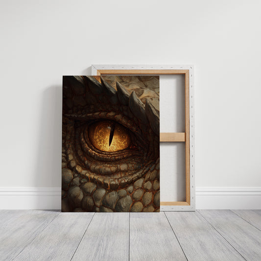 Amber Gaze From Ancient Depths