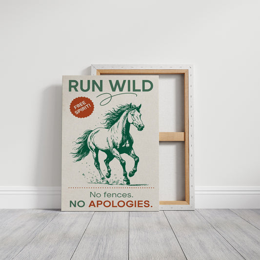 Run Wild, No Apologies