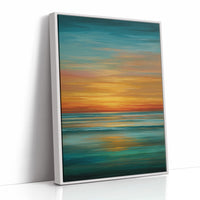 Coastal Horizons Meet Golden Hour