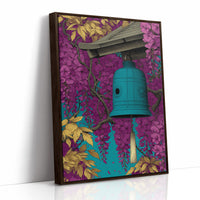 Temple Bell in Wisteria
