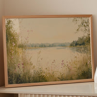 Wild Blooms Dance By Still Waters