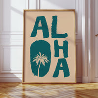 Island Letters Spell Summer Peace