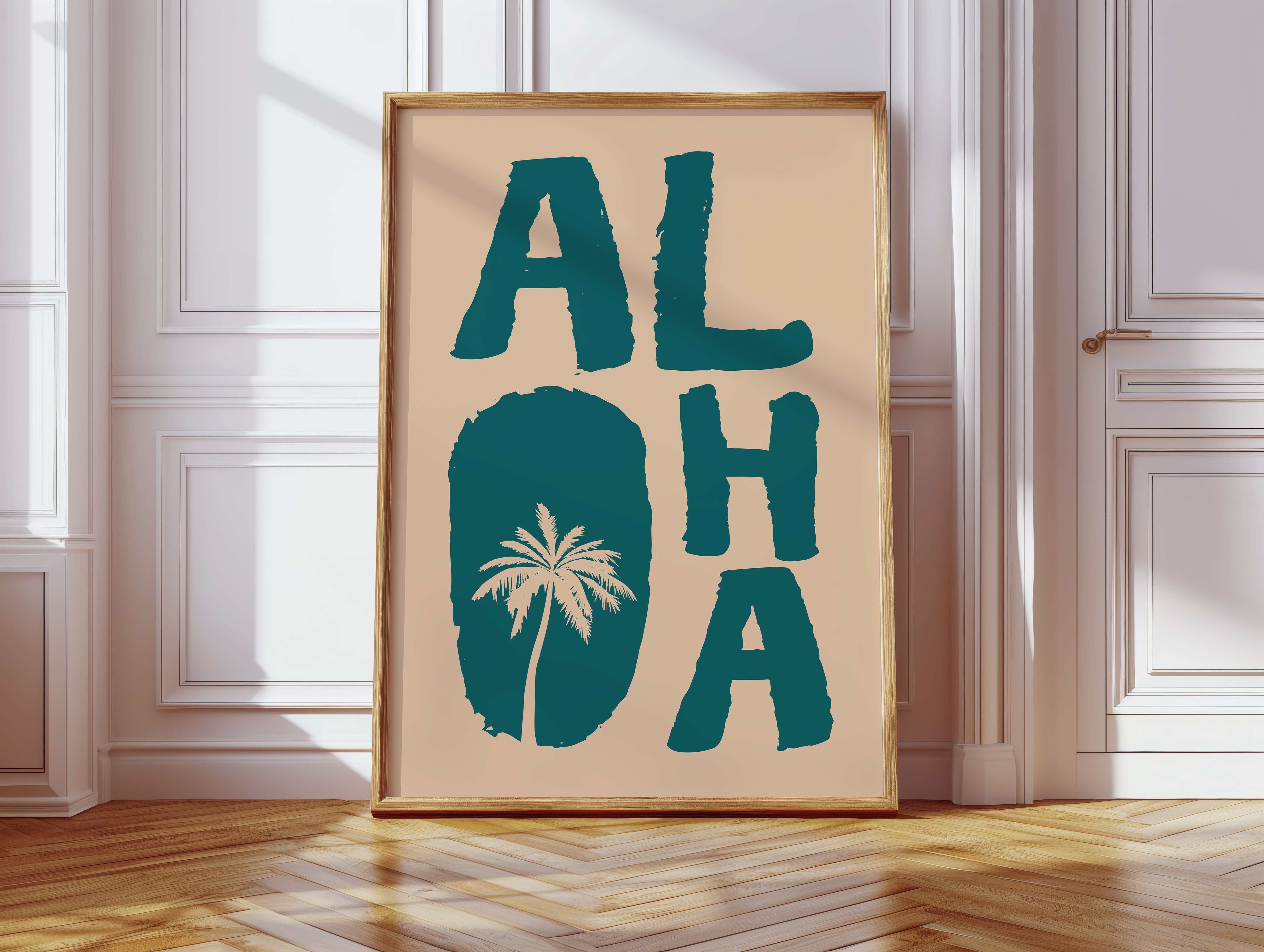 Island Letters Spell Summer Peace