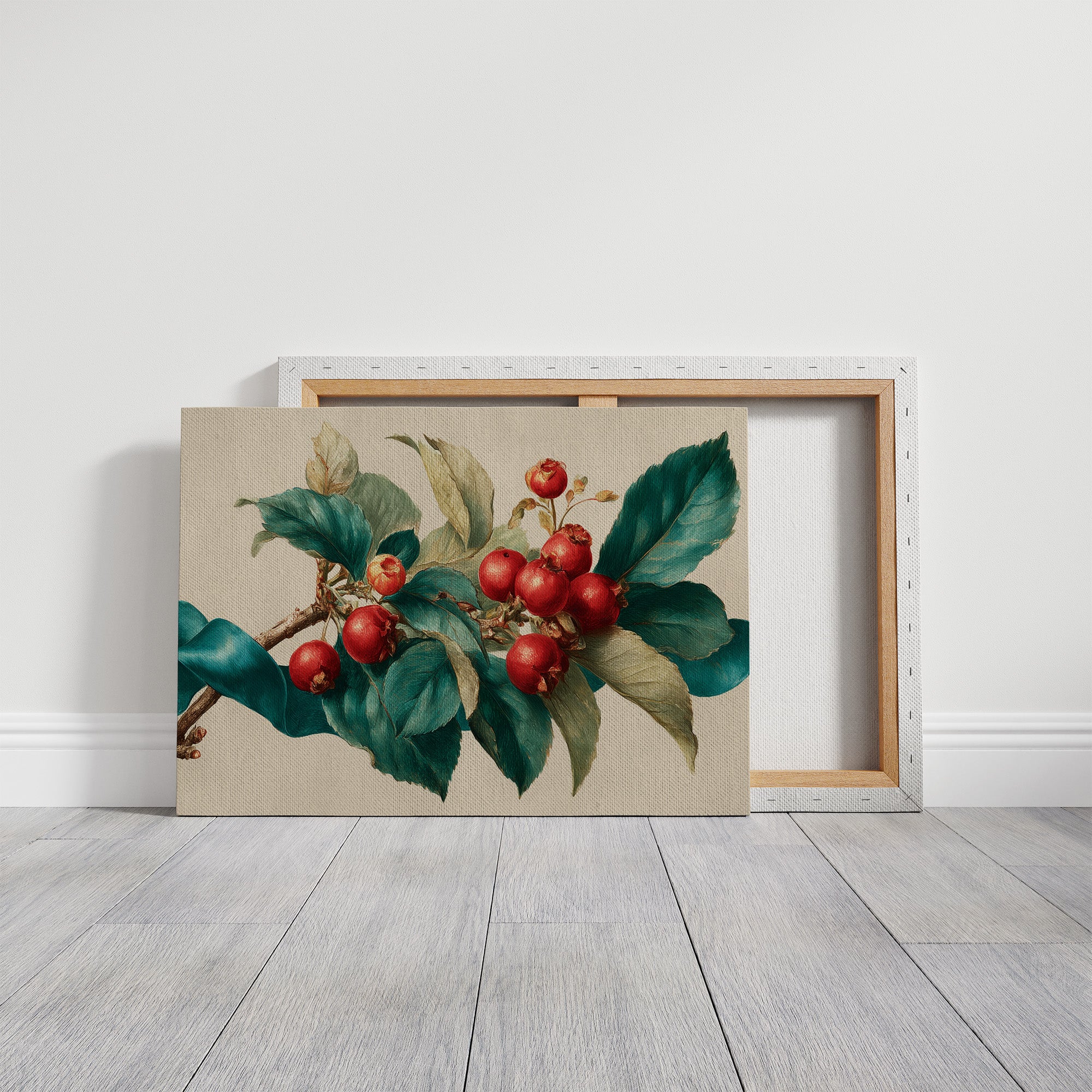 Winterberry Branch in Botanical Study