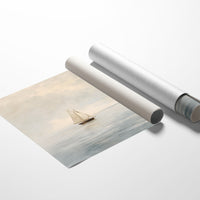 Solitude Sailing Through Ivory Waters