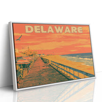 Delaware Boardwalk Sunset