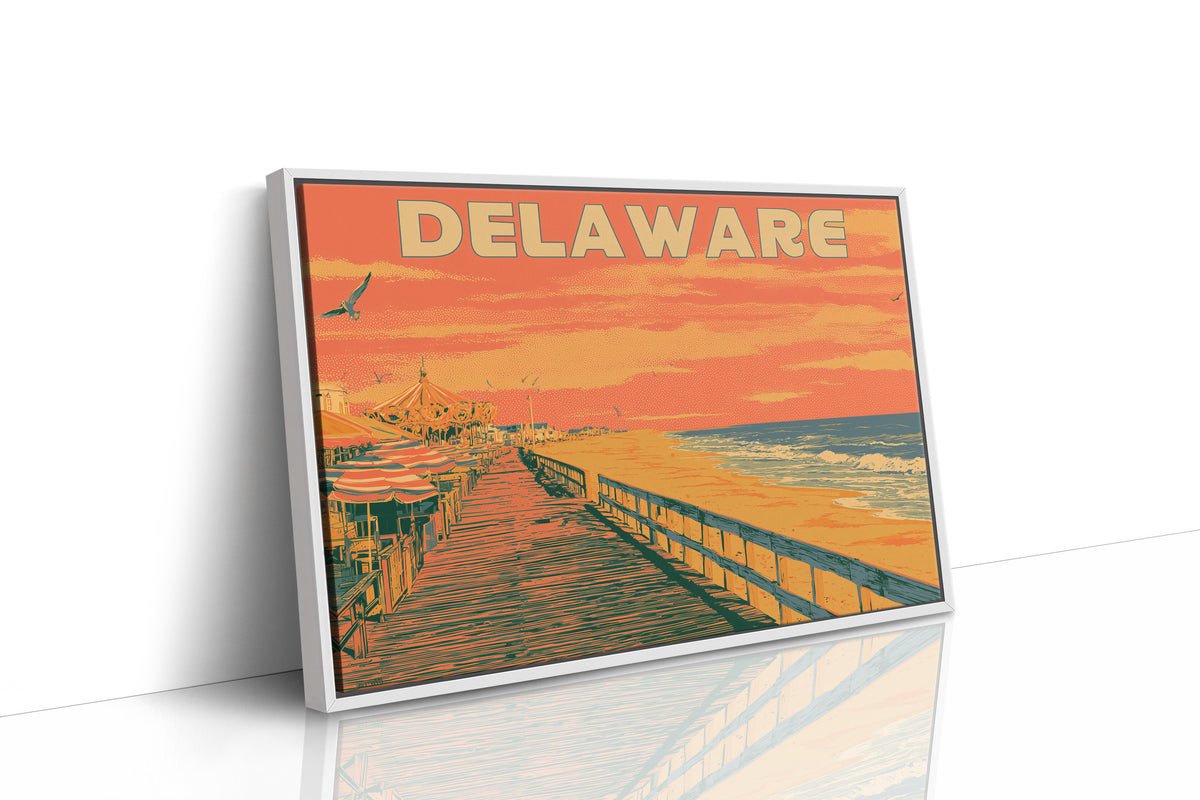 Delaware Boardwalk Sunset