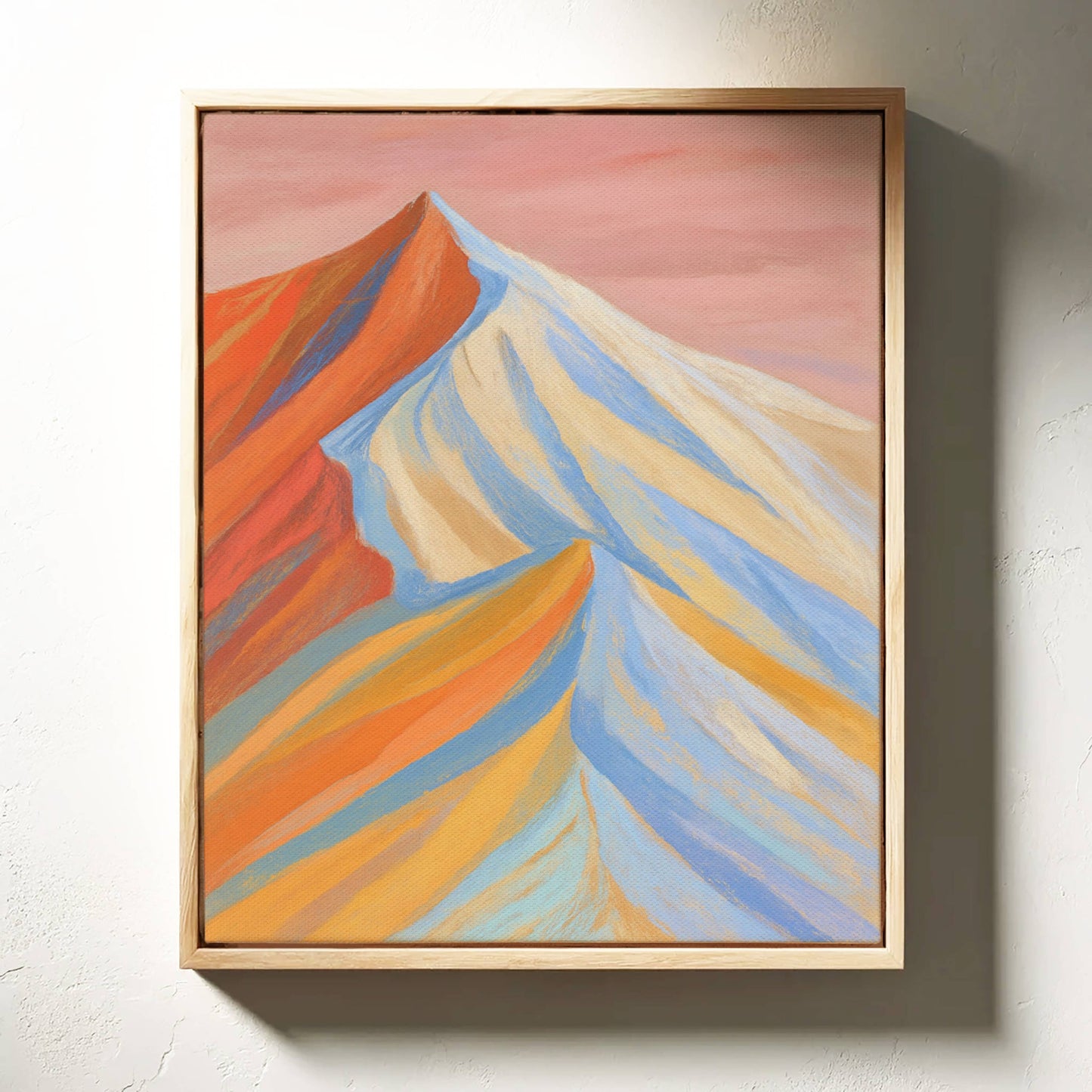 Morning Light Paints Mountain Ribbons