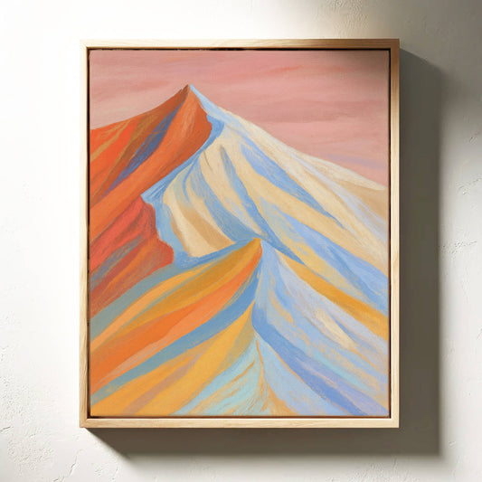 Morning Light Paints Mountain Ribbons