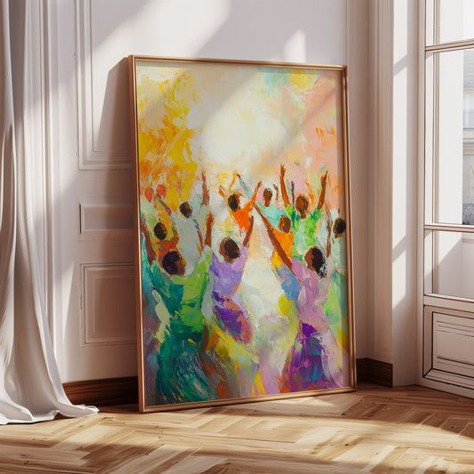 Lifted in Praise and Color