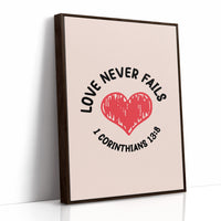 Love Never Fails Heart