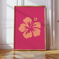 Coral Petals Dance Through Fuchsia