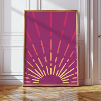 Magenta Skies Break Into Gold