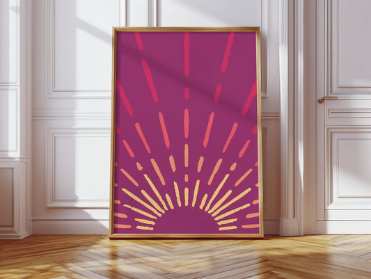 Magenta Skies Break Into Gold