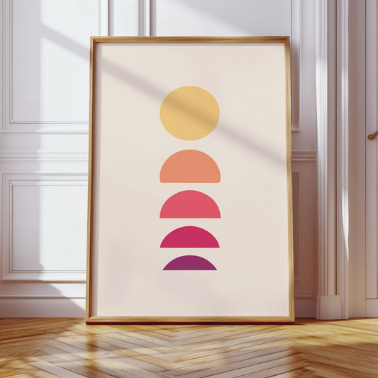 Sunset Phases Paint Desert Stories