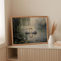Swans Dance Among Lotus Dreams