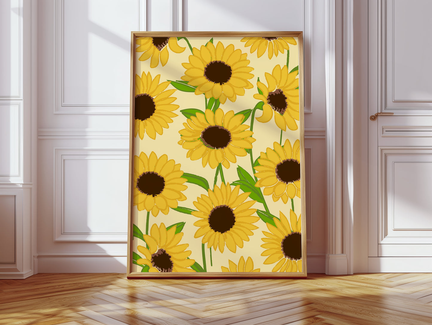 Yellow Petals Chase Summer Light