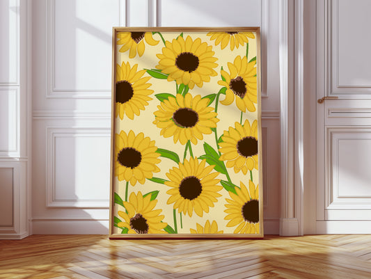 Yellow Petals Chase Summer Light