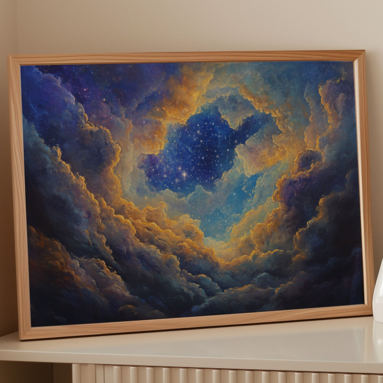 Heaven Opens Its Golden Gates