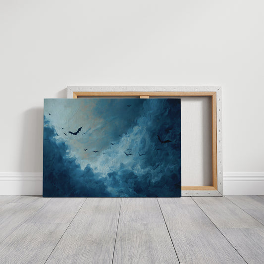 Birds Dance Through Storm Clouds