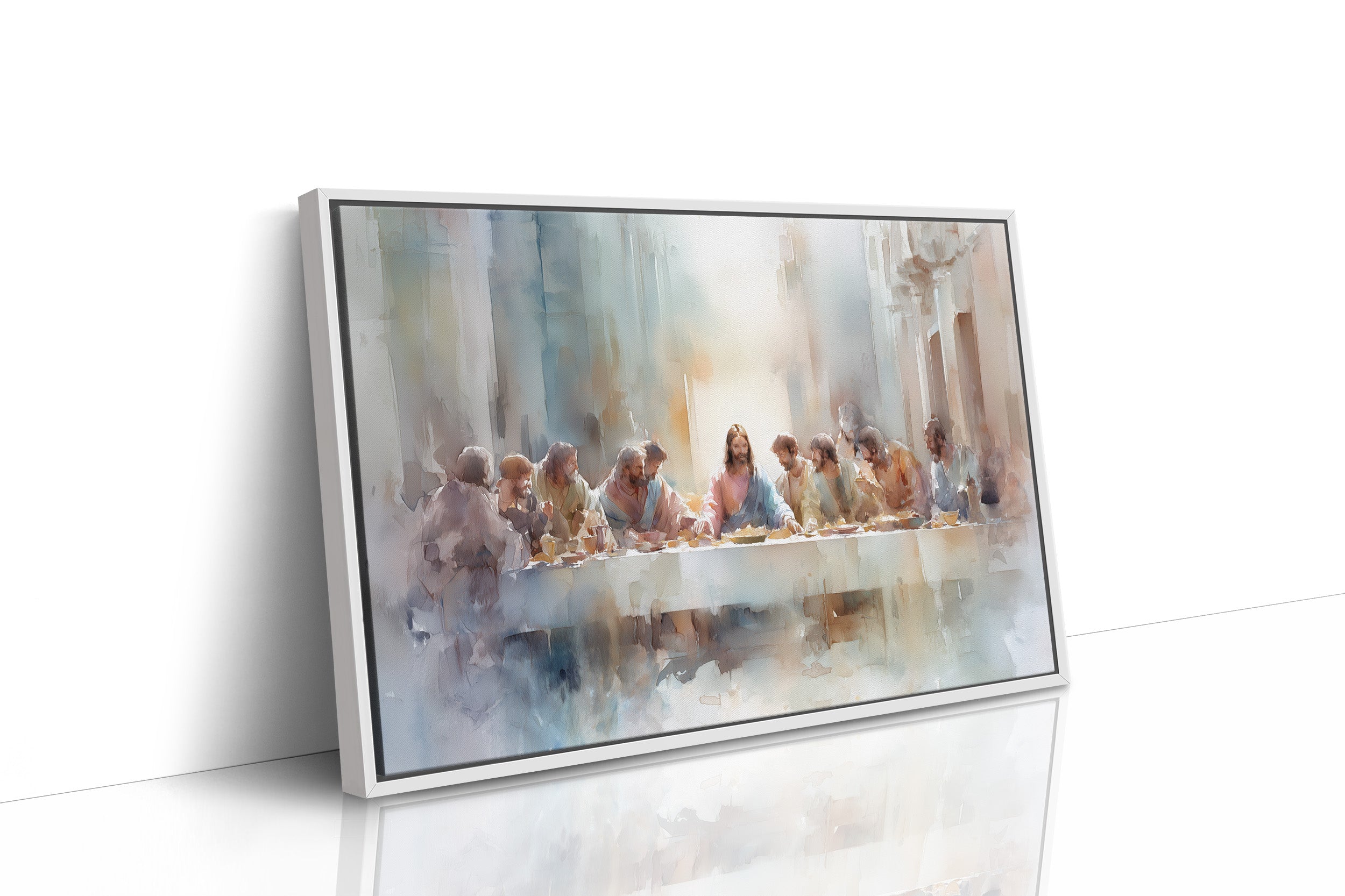 Soft Light Across Ancient Table