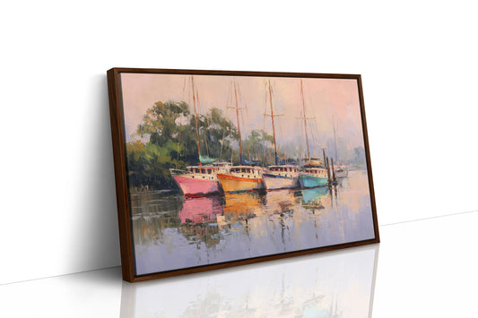 Harbor Dreams At Sunset Blush