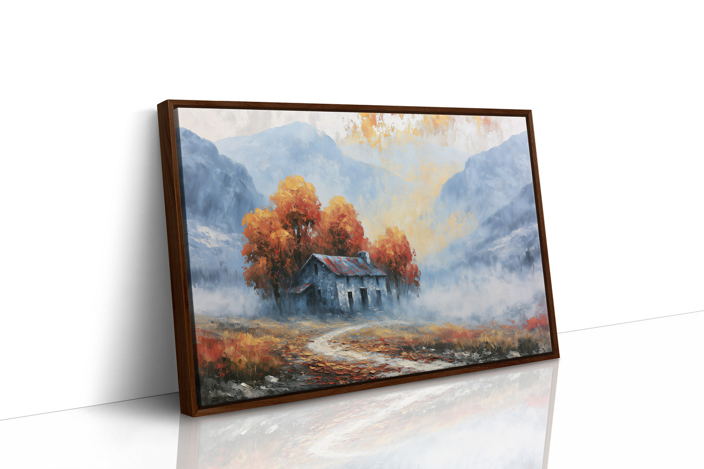 Cabin Where Autumn Settles