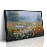 Poppies Dance In Mountain Mist