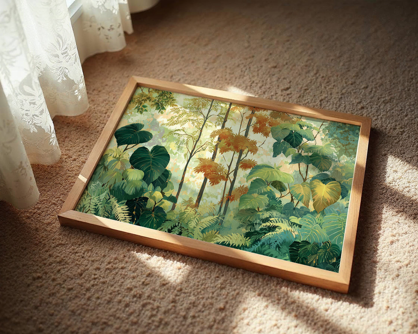 Sunlit Jungle Dances At Dawn