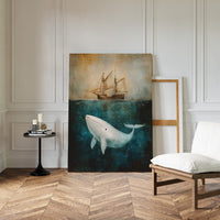 Whale Dreams Beneath the Tall Ship