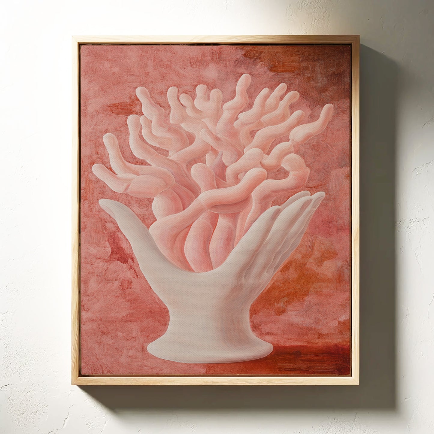 Coral Dreams In Porcelain Light