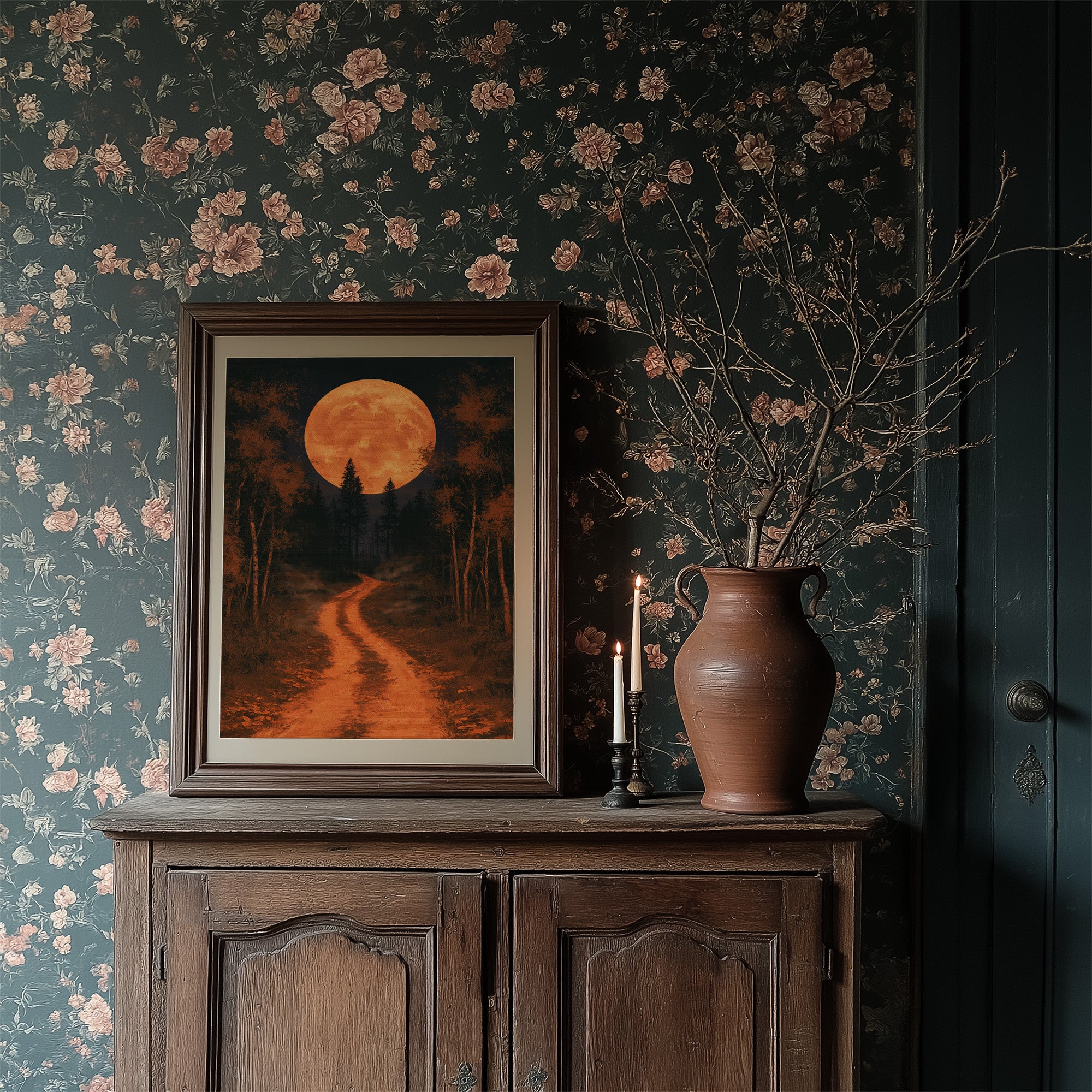 The Path Beneath the Harvest Moon