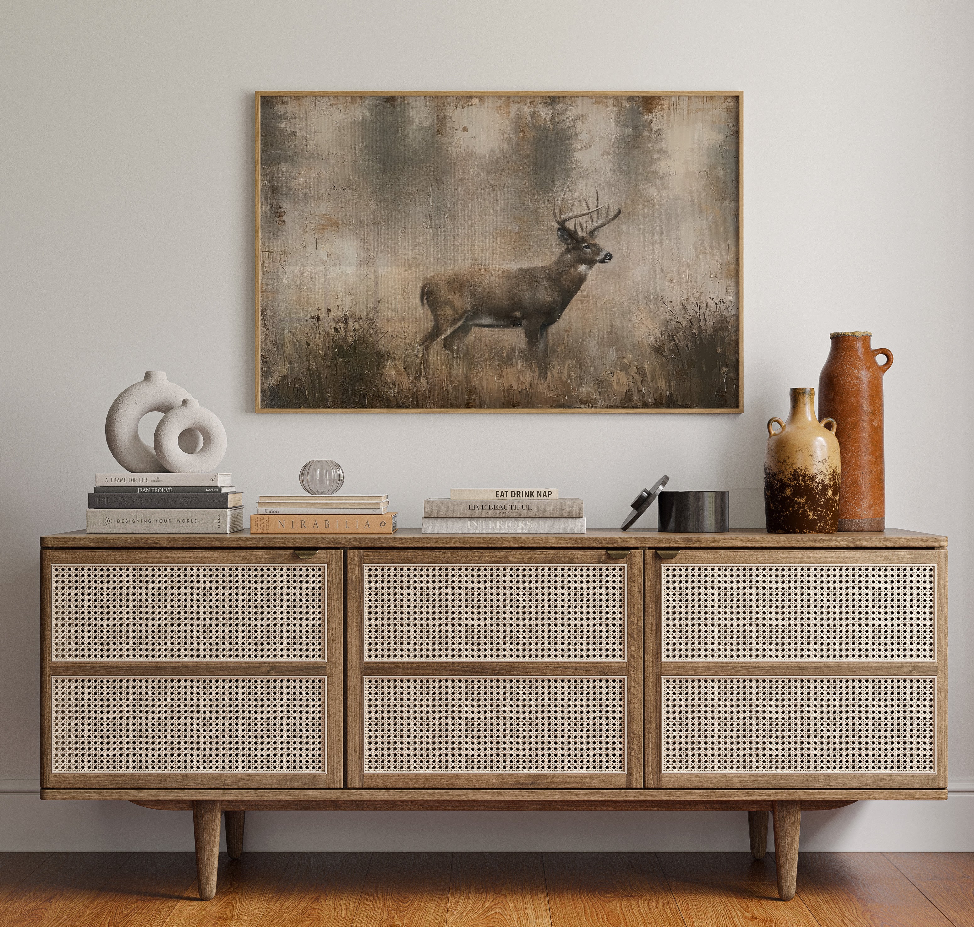 Antlers Through the Mist