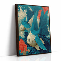 Koi in the Great Wave