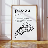 Dictionary Dreams Define Perfect Pizza