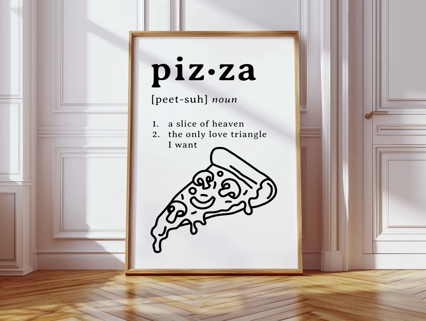 Dictionary Dreams Define Perfect Pizza
