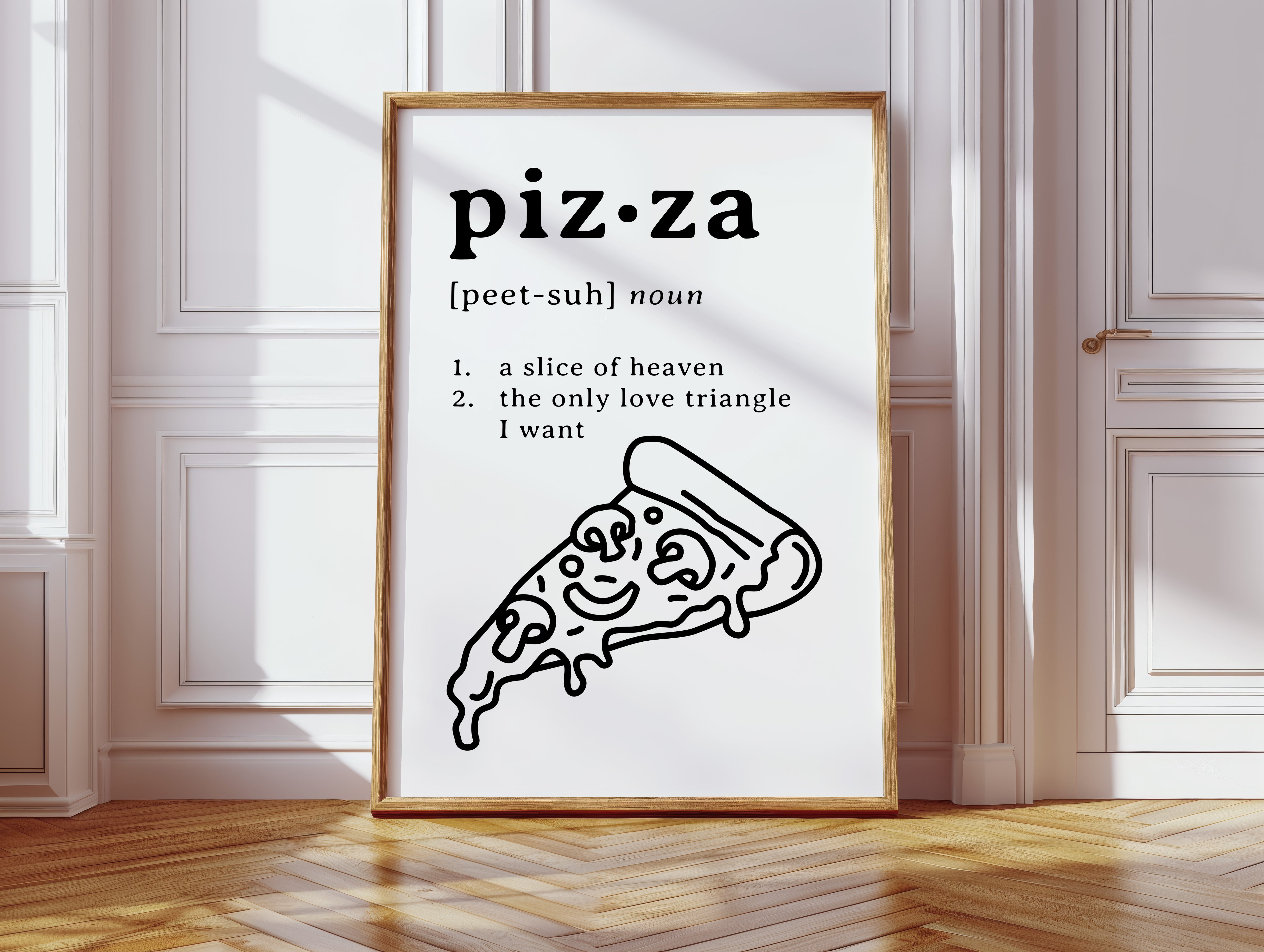 Dictionary Dreams Define Perfect Pizza