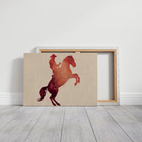 Crimson Silhouette: Untamed Spirit