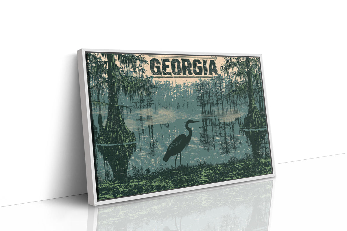 Georgia Cypress Swamp Heron