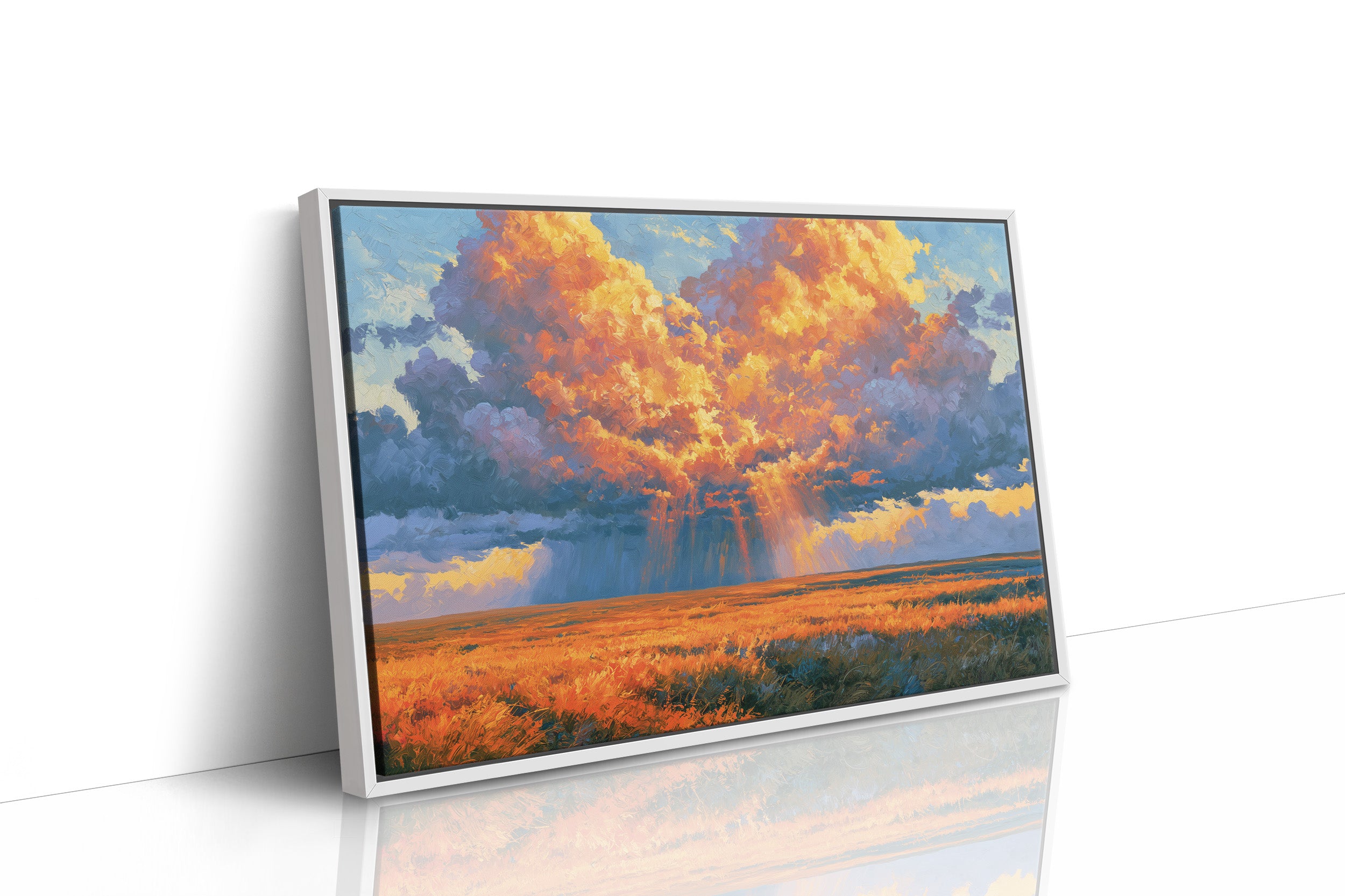 Fire in the Prairie Sky
