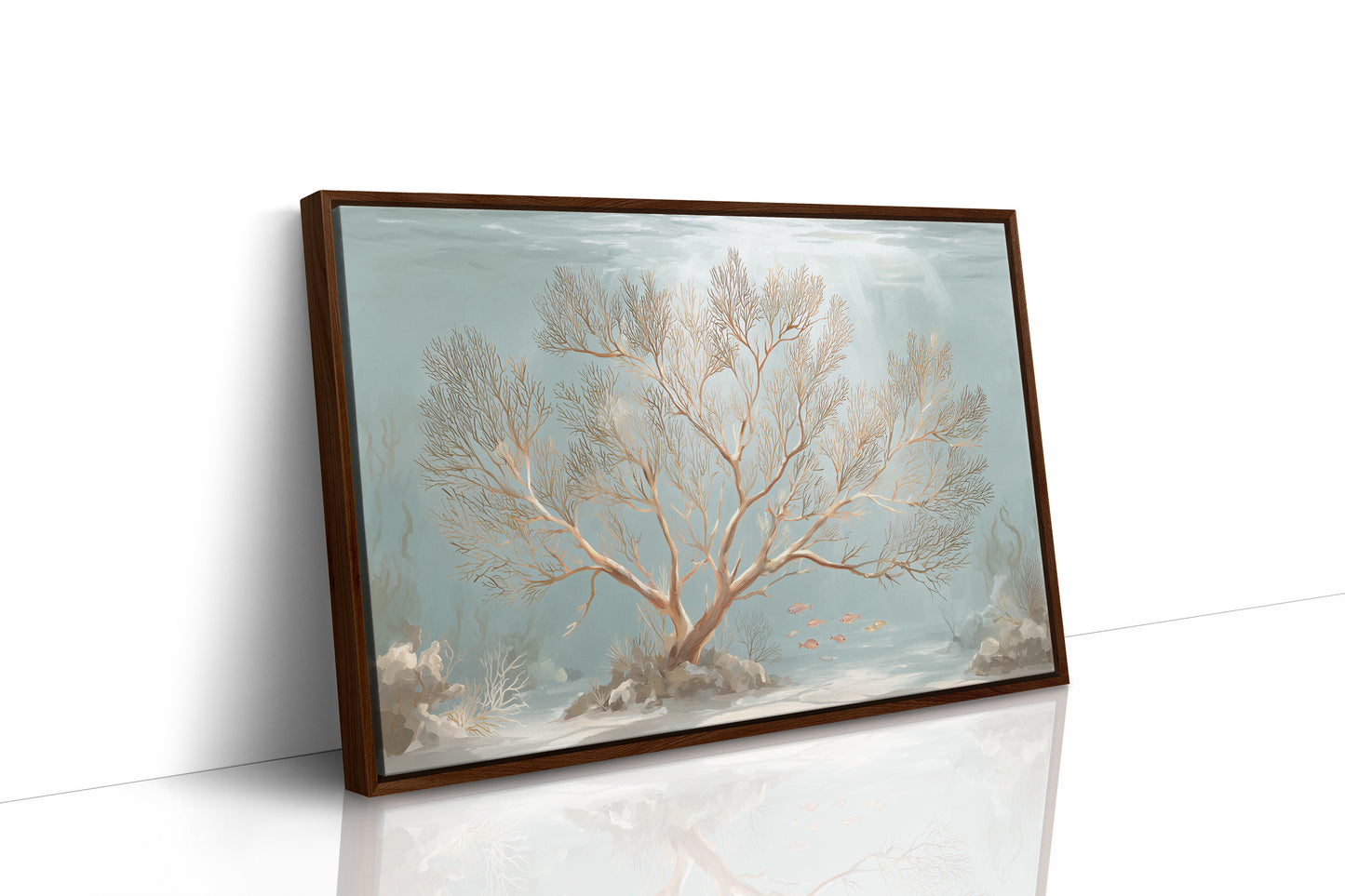 Coral Tree Beneath Azure Waters