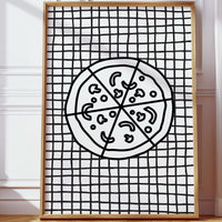 Pizza Stories On Checkered Cloth