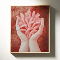 Tender Petals Rise From Open Palms