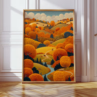 Rolling Hills Paint October's Symphony