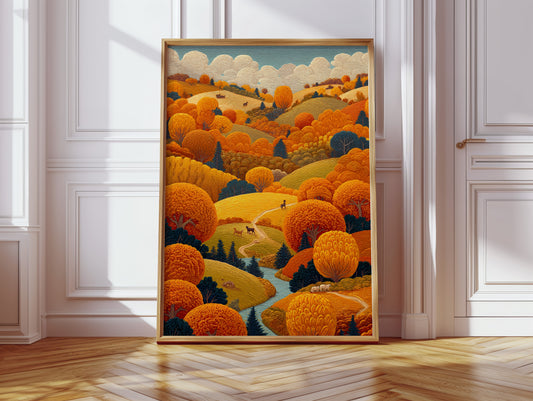 Rolling Hills Paint October's Symphony