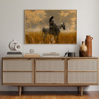 Rider in the Gold Field