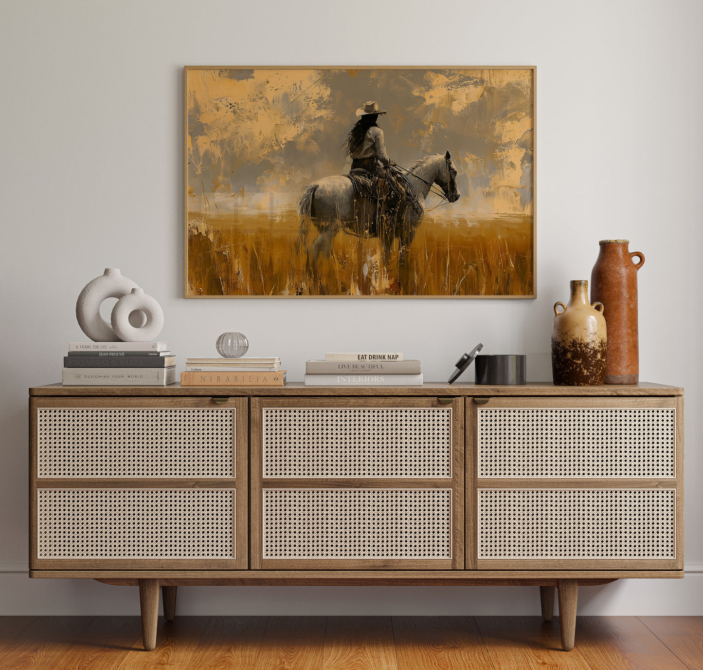 Rider in the Gold Field